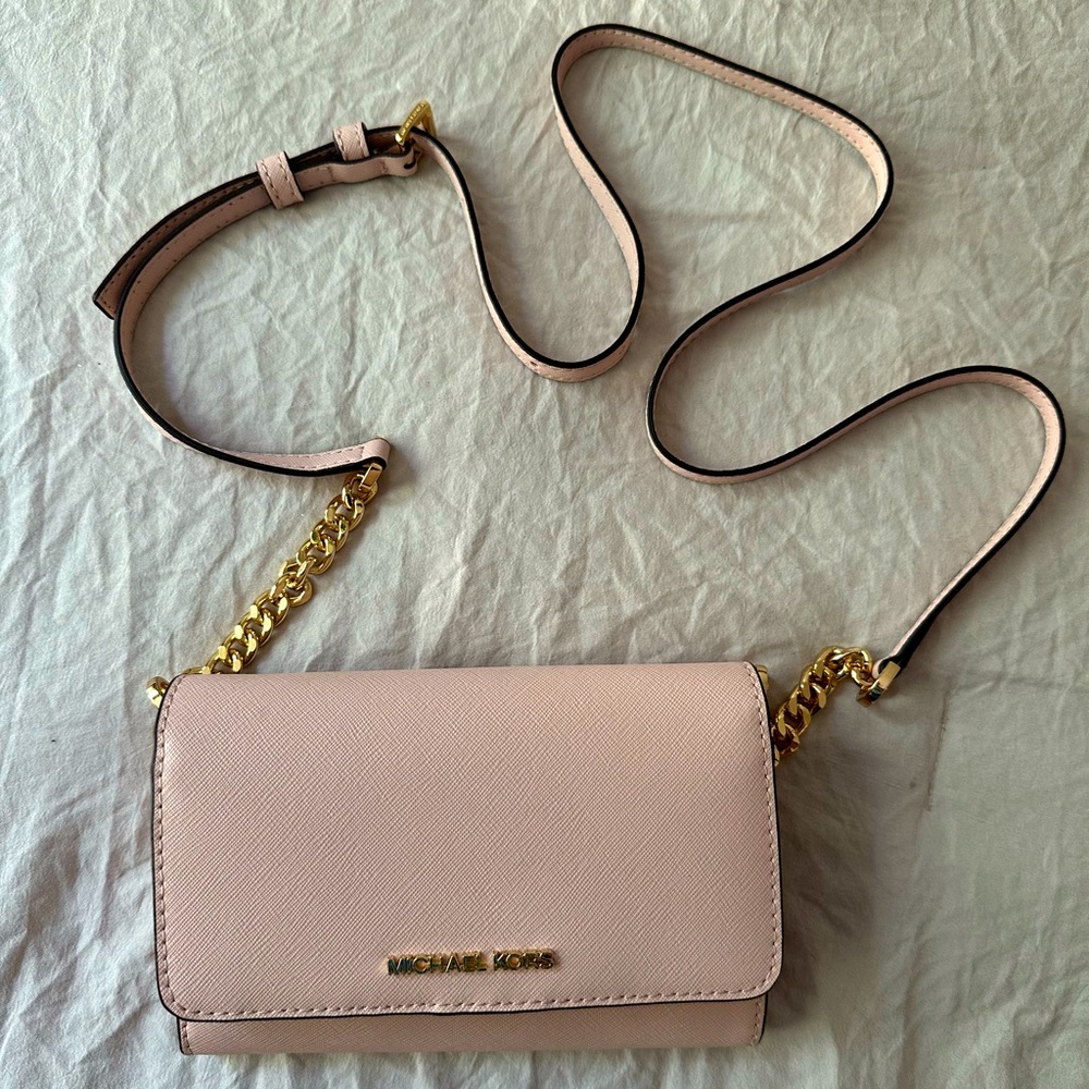NEW Michael Kors pink crossbody purse